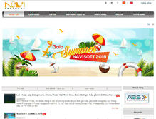 Tablet Screenshot of navisoft.com.vn